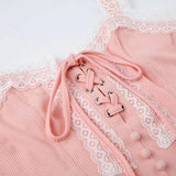 Litlookz Studio Coquette Lace Up Corset Top, view 5