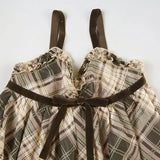 Litlookz Studio Coquette Plaid Mini Dress, view 4