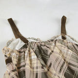 Litlookz Studio Coquette Plaid Mini Dress, view 5