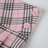 Litlookz Studio Coquette Plaid Mini Skort, view 3