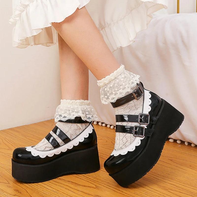 Litlookz Studio Coquette Platform Mary Jane Shoes