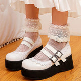 Litlookz Studio Coquette Platform Mary Jane Shoes, view 3