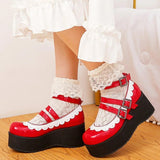 Litlookz Studio Coquette Platform Mary Jane Shoes, view 5