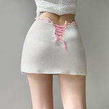 Litlookz Studio Coquette Ribbons Mini Skirt, view 4