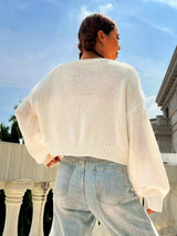 Litlookz Studio Coquette Rose Knit Cardigan, view 2