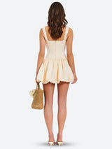 Litlookz Studio Coquette Ruched Bubble Skirt Mini Dress, view 2