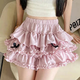 Litlookz Studio Coquette Ruffle Layered Mini Skirt, view 2