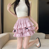 Litlookz Studio Coquette Ruffle Layered Mini Skirt, view 3