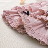 Litlookz Studio Coquette Ruffle Layered Mini Skirt, view 6