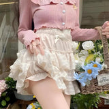 Litlookz Studio Coquette Ruffle Mini Skirt, view 2