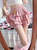 Litlookz Studio Coquette Ruffle Mini Skort, view 3