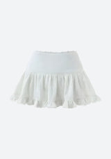 Litlookz Studio Coquette Ruffled Lace Mini Skirt, view 4