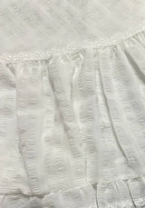 Litlookz Studio Coquette Ruffled Lace Mini Skirt, view 6