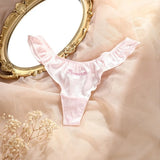 Litlookz Studio Coquette Satin Thong, view 3