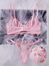 Litlookz Studio Coquette Sheer Lingerie Set, view 2