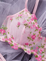 Litlookz Studio Coquette Sheer Lingerie Set, view 3