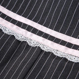 Litlookz Studio Coquette Striped Mini Skirt, view 6