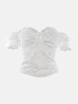 Litlookz Studio Coquette Tulle Skirt & Top Set, view 5