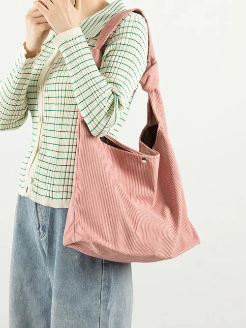 Litlookz Studio Corduroy Hobo Shoulder Bag