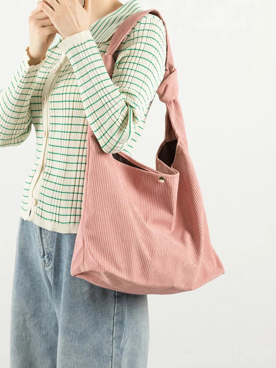 Litlookz Studio Corduroy Hobo Shoulder Bag
