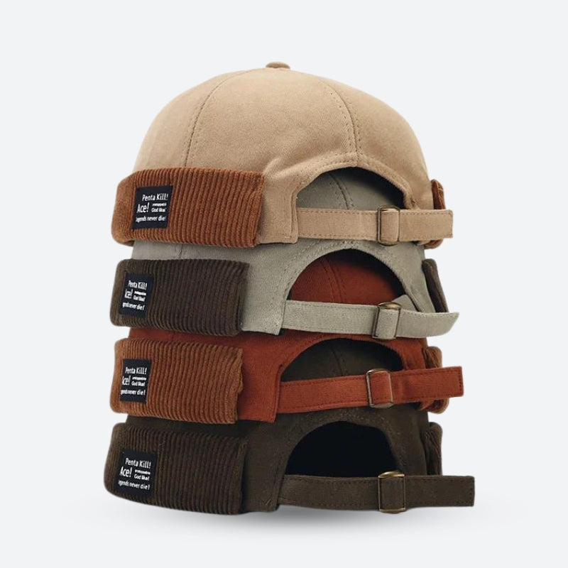 Litlookz Studio Corduroy Skull Cap