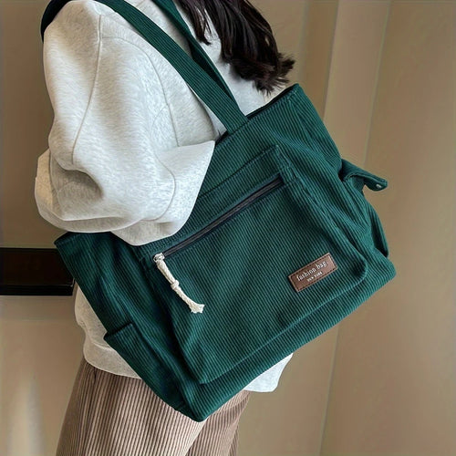 Litlookz Studio Corduroy Tote Bag