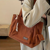Litlookz Studio Corduroy Tote Bag, view 4