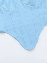 Litlookz Studio Corset & Ruffle Skirt Two Piece Set, view 4