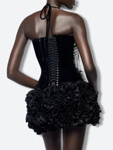 Litlookz Studio Corset Top & Ruffled Mini Skirt Two Piece Set, view 2