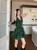 Litlookz Studio Cottagecore Bubble Tulle Mini Dress, view 4
