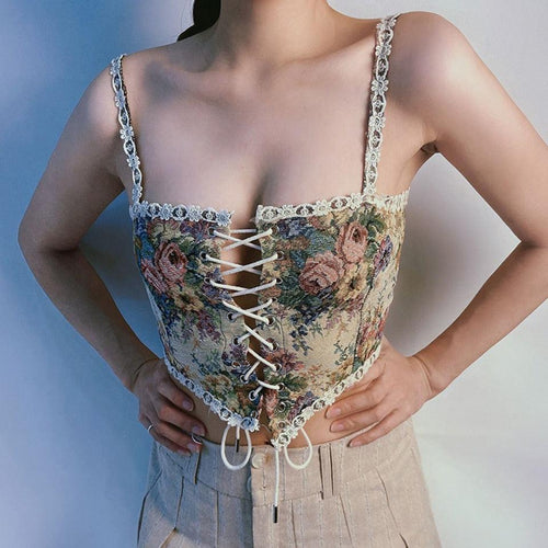Litlookz Studio Cottagecore Corset Top