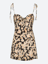 Litlookz Studio Cottagecore Daisy Tie Strap Mini Dress, view 3