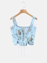 Litlookz Studio Cottagecore Lace-Up Corset, view 5