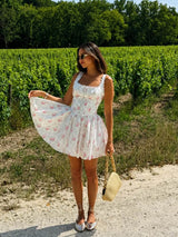 Litlookz Studio Cottagecore Picnic Mini Dress, view 3