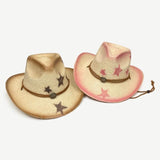 Litlookz Studio Cowgirl Adjustable Woven Straw Hat, view 2