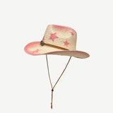 Litlookz Studio Cowgirl Adjustable Woven Straw Hat, view 3
