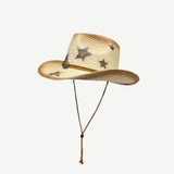 Litlookz Studio Cowgirl Adjustable Woven Straw Hat, view 4