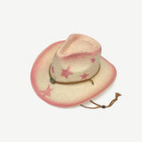 Litlookz Studio Cowgirl Adjustable Woven Straw Hat, view 5