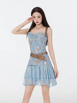 Litlookz Studio Cowgirl Off Shoulder Mini Dress, view 4