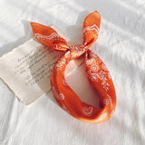 Litlookz Studio Cowgirl Satin Paisley Bandana, view 2