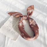 Litlookz Studio Cowgirl Satin Paisley Bandana, view 5