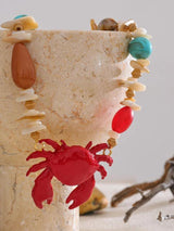 Litlookz Studio Crab Beaded Necklace, view 4