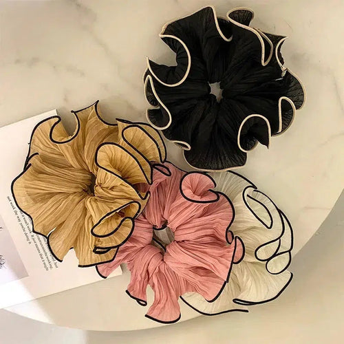 Litlookz Studio Crinkle Chiffon Scrunchies
