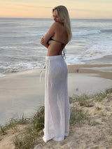 Litlookz Studio Crochet Beach Maxi Skirt, view 2