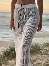 Litlookz Studio Crochet Beach Maxi Skirt, view 4