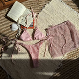 Litlookz Studio Crochet Bikini Set, view 6