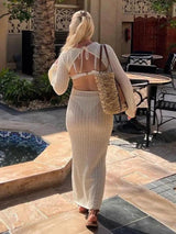 Litlookz Studio Crochet Maxi Dress, view 2