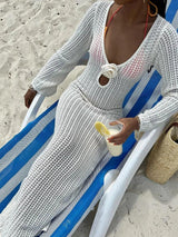 Litlookz Studio Crochet Maxi Dress, view 5
