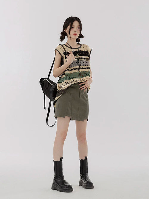 Litlookz Studio Crochet Sweater Vest
