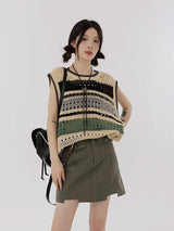Litlookz Studio Crochet Sweater Vest, view 2